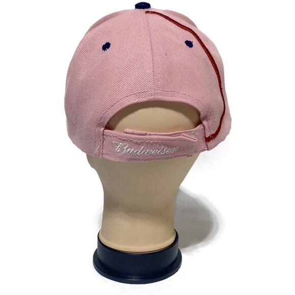 Dale Earnhardt Jr Women's Pink Ball Cap Budweiser NASCAR Adjustable - Picture 5 of 7